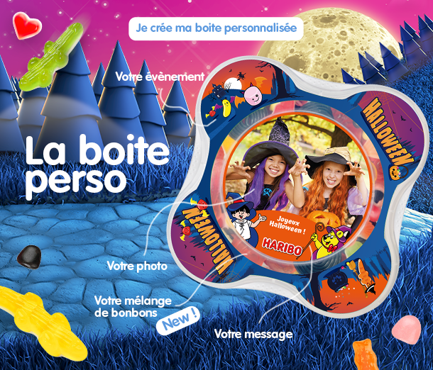 Boîte personnalisée Halloween